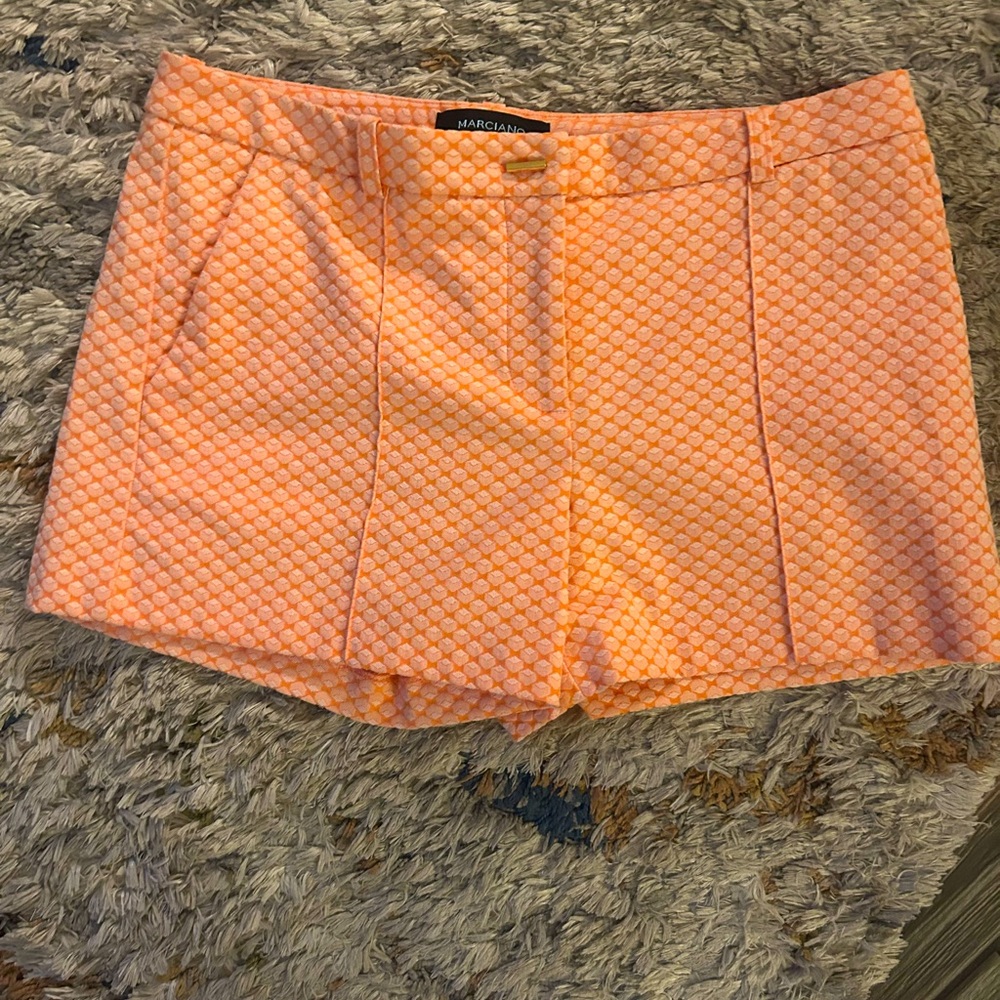 Guess by Marciano Orange Patterned Women’s Shorts